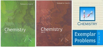 Combo Pack Ncert Textbook For Class XI Chemistry( Part-1,part-2) + Exemplar Chemistry Class XI(Paper, NCERT)