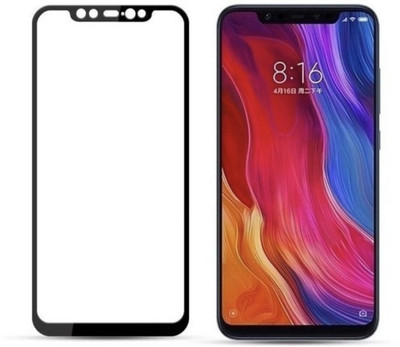 electmart Edge To Edge Tempered Glass for Mi Redmi Note 6 Pro(Pack of 1)