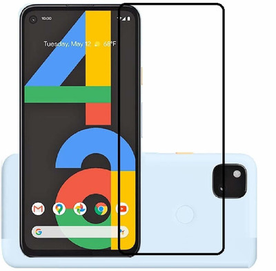 welldesign Edge To Edge Tempered Glass for Google Pixel 4a(Pack of 1)