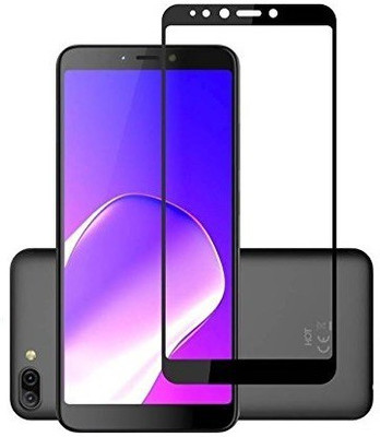 SMARTCASE Edge To Edge Tempered Glass for Infinix Hot 6 Pro(Pack of 1)