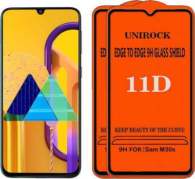 Unirock Tempered Glass Guard for Samsung Galaxy M30s(Pack of 2)