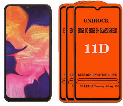 Unirock Tempered Glass Guard for Samsung Galaxy A10(Pack of 3)
