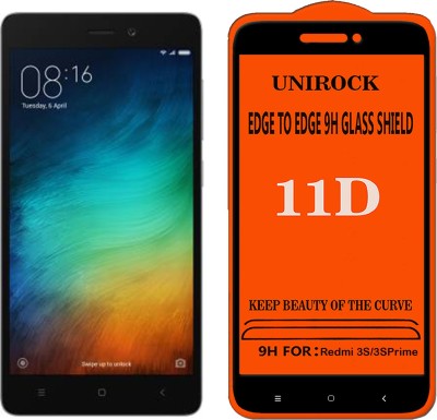 Unirock Tempered Glass Guard for Mi Redmi 3S(Pack of 1)