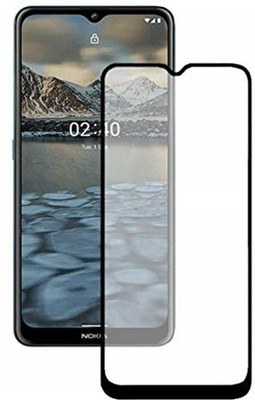 BRENZZ Edge To Edge Tempered Glass for Nokia 2.4(Pack of 1)
