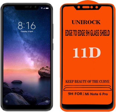 Unirock Tempered Glass Guard for Mi Redmi Note 6 Pro(Pack of 1)