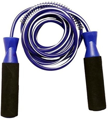 Store At Ur Door FITNESS ROPE Ball Bearing Skipping Rope(Blue, Length: 290 cm)
