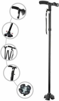 mawanzo Portable Aluminium Alloy Handle Dependable Professional LED Light Folding Walking Stick For Old Gentleman, walking sticks for old people, walking stick for old women, stick for old man walking Walking Stick