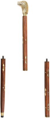 The Hulk BROWN LION walking sticks pure sheesham wood Walking Stick