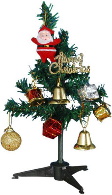Mancloem Fir 30 cm (0.98 ft) Artificial Christmas Tree(Multicolor)