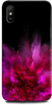 INDICRAFT Back Cover for Redmi 9A PINK, RED, BLACK, POWDER, ABSTRACT ART, G FLEX(Multicolor, Hard Case, Pack of: 1)