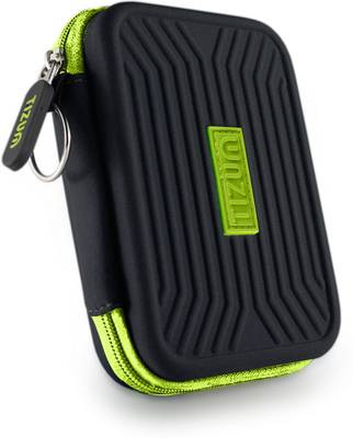 Tizum Pouch for 8 x USB Flash Drives Carrying Case, Premium Quality, Hard EVA for Flash/key Drives  (Black, Shock Proof)