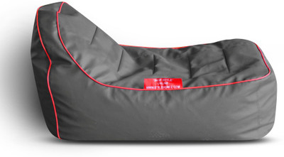 

Style Homez Video Rocker PU Leatherette L Lounger Kid Bean Bag(Bead Filling, Color - Grey)