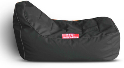 

Style Homez Video Rocker PU Leatherette L Lounger Kid Bean Bag(Bead Filling, Color - Black)