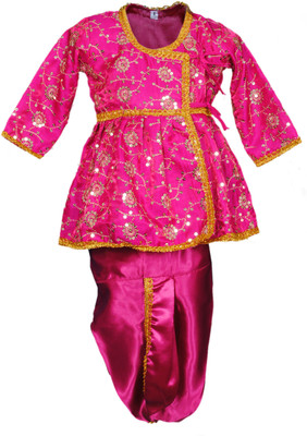 

Pakhi Fashions Boys Angarkha and Dhoti Pant, Pink