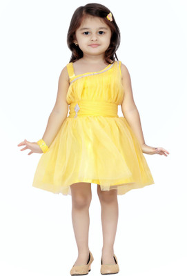 Aarika Party Wear Sleeveless Frock Kids Costume Wear available at flipkart for Rs.599