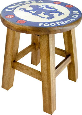 

Magica Football Solid Wood Stool(Finish Color - Brown)