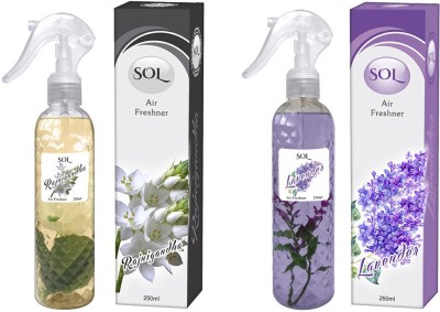 Sol Rajnigandha, Lavender Spray(2 x 250 ml)