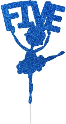 Festiko Five Cake Topper(Dark Blue Pack of 1)