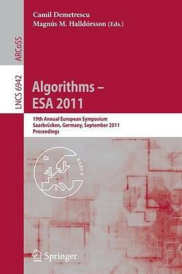 Algorithms -- ESA 2011(English, Paperback, unknown)