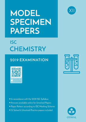 Model Specimen Papers for Chemistry  - ISC Class 12 for 2019 Examination(English, Paperback, unknown)