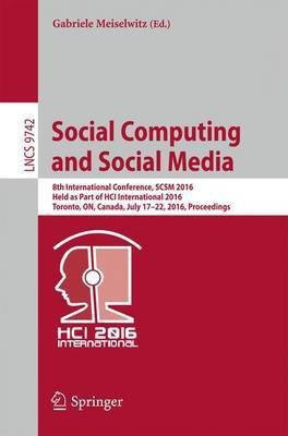 Social Computing and Social Media(English, Paperback, unknown)