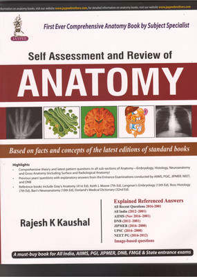 Self Assessment and Review of Anatomy(English, Paperback, Kaushal Rajesh K)