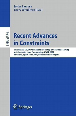 Recent Advances in Constraints(English, Paperback, unknown)