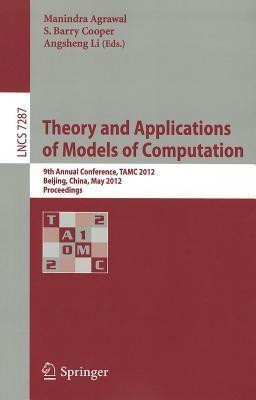 Theory and Applications of Models of Computation(English, Paperback, unknown)