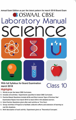 Oswaal Cbse Laboratory Manual Class 10 Science Book (for March 2020 Exam)(English, Paperback, unknown)