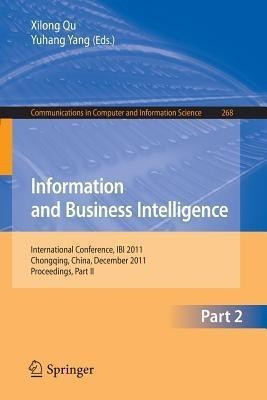 Information and Business Intelligence(English, Paperback, unknown)