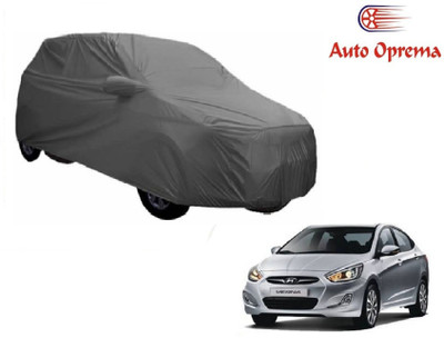 Auto Oprema Car Cover For Hyundai Fluidic Verna (With Mirror Pockets)(Grey)
