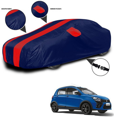 ANTHUB Car Cover For Maruti Suzuki Celerio X (With Mirror Pockets)(Red)