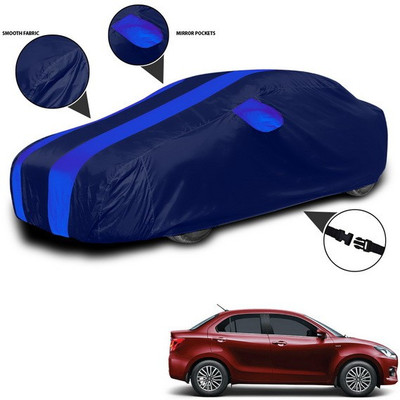 ANTHUB Car Cover For Maruti Suzuki Swift Dzire (With Mirror Pockets)(Blue)