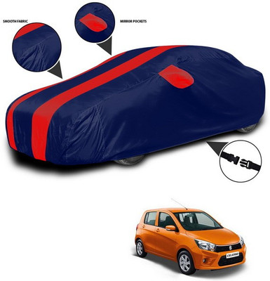 ANTHUB Car Cover For Maruti Suzuki Celerio X (With Mirror Pockets)(Red)