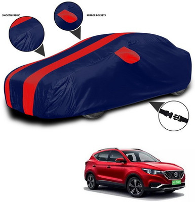 SEBONGO Car Cover For MG ZS EV (With Mirror Pockets)(Red)