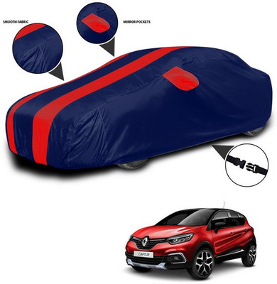 ANTHUB Car Cover For Renault Captur (With Mirror Pockets)(Red)