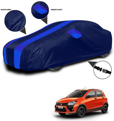 ANTHUB Car Cover For Maruti Suzuki Celerio X (With Mirror Pockets)(Blue)