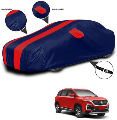 ANTHUB Car Cover For MG Hector (With Mirror Pockets)(Red)