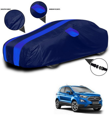 ANTHUB Car Cover For Ford Ecosport (With Mirror Pockets)(Blue)