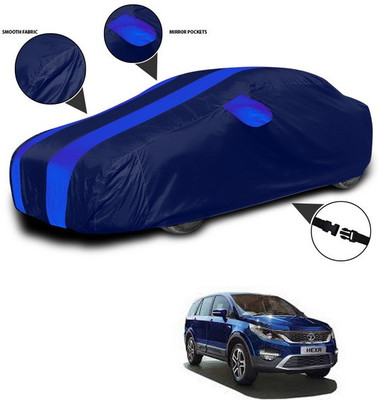 ANTHUB Car Cover For Tata Hexa (With Mirror Pockets)(Blue)