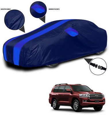 ANTHUB Car Cover For Toyota Land Cruiser (With Mirror Pockets)(Blue)