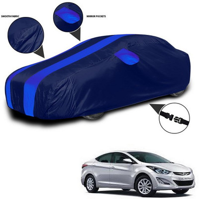 ANTHUB Car Cover For Hyundai Elantra (With Mirror Pockets)(Blue)