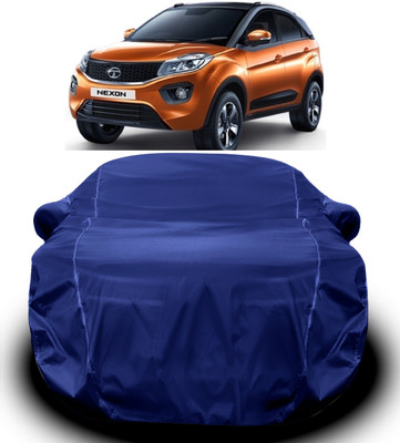 V VINTON Car Cover For Tata Nexon (With Mirror Pockets)(Blue)