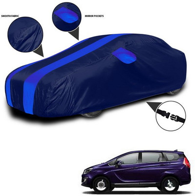 ANTHUB Car Cover For Mahindra Marazzo (With Mirror Pockets)(Blue)