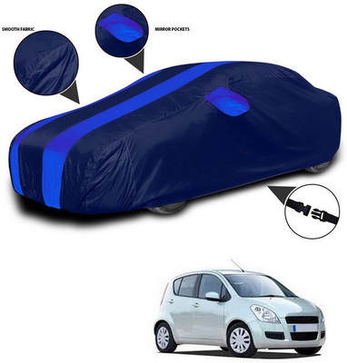 ANTHUB Car Cover For Maruti Suzuki Ritz (With Mirror Pockets)(Blue)