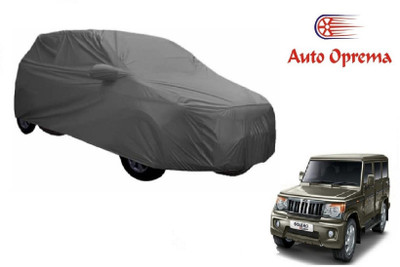 Auto Oprema Car Cover For Mahindra Bolero (With Mirror Pockets)(Grey)
