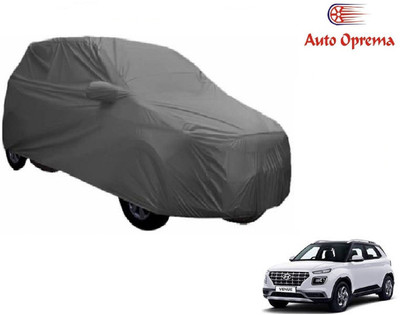 Auto Oprema Car Cover For Hyundai Venue (With Mirror Pockets)(Grey)