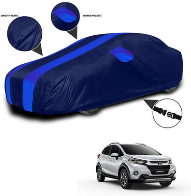 ANTHUB Car Cover For Honda WRV (With Mirror Pockets)(Blue)