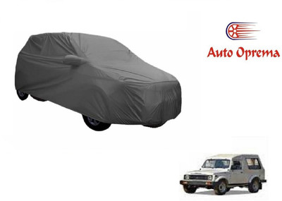 Auto Oprema Car Cover For Maruti Suzuki Gypsy MG-410 (With Mirror Pockets)(Grey)