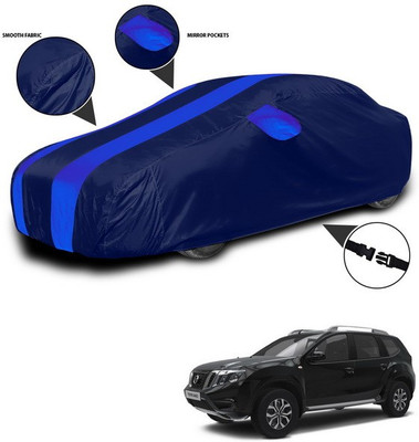 ANTHUB Car Cover For Nissan Terrano (With Mirror Pockets)(Blue)